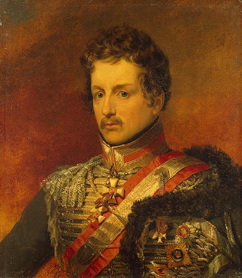 George Dawe Portrait of Peter Graf von der Pahlen russian Cavalry General. oil painting image